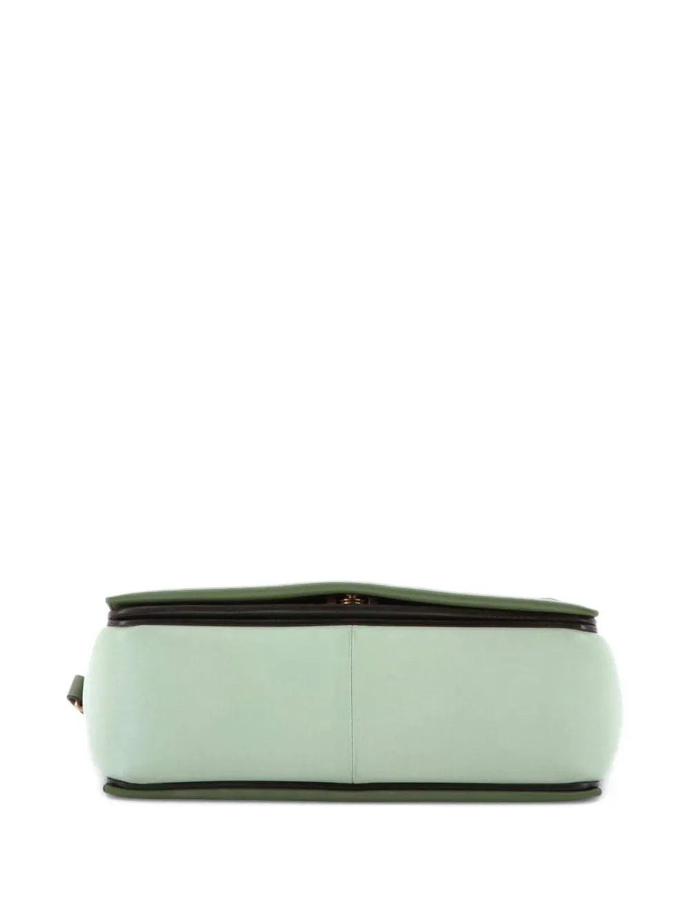 Celine Pre-Owned Frame Leather Medium shoulder bag | Green | Image 1