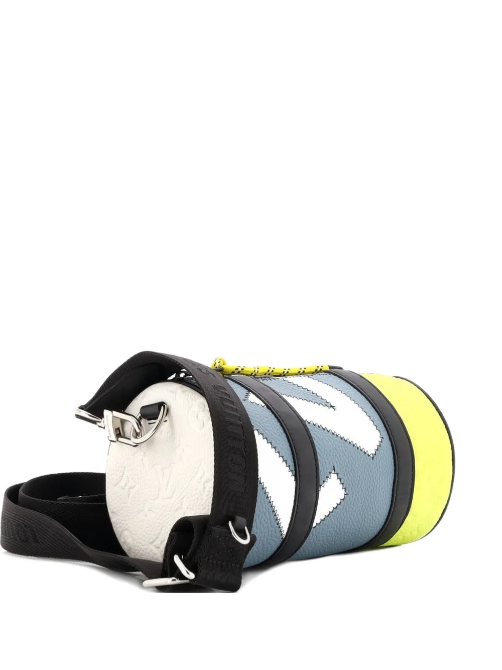 Pre-owned Louis Vuitton Polochon Daybreak Colorblock Monogram Taurillon Leather Crossbody Bag In Green