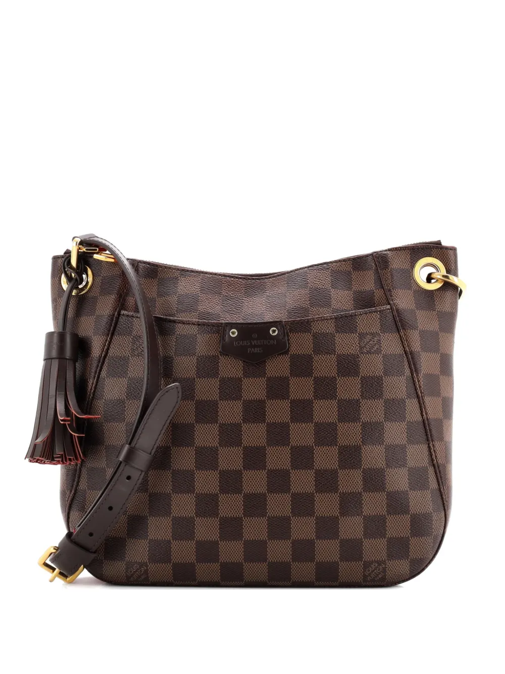 Pre-owned Louis Vuitton South Bank Besace Bag Damier Crossbody Bag In Brown