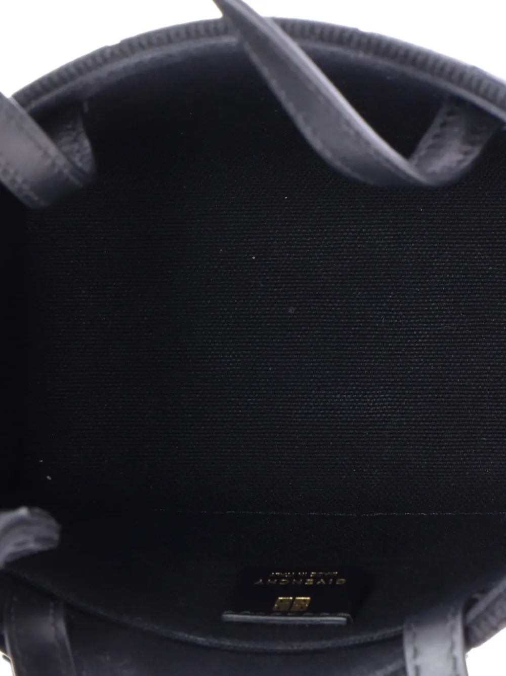 Pre-owned Givenchy G- 4g Jacquard Mini Tote Bag In Black