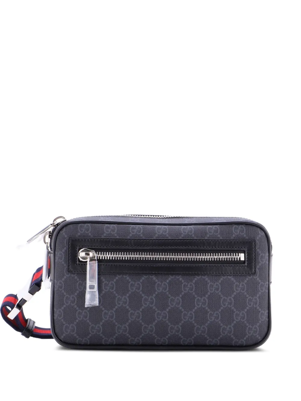 Gucci Pre-Owned Soft Zip GG Coated Canvas Small belt bag - Nero