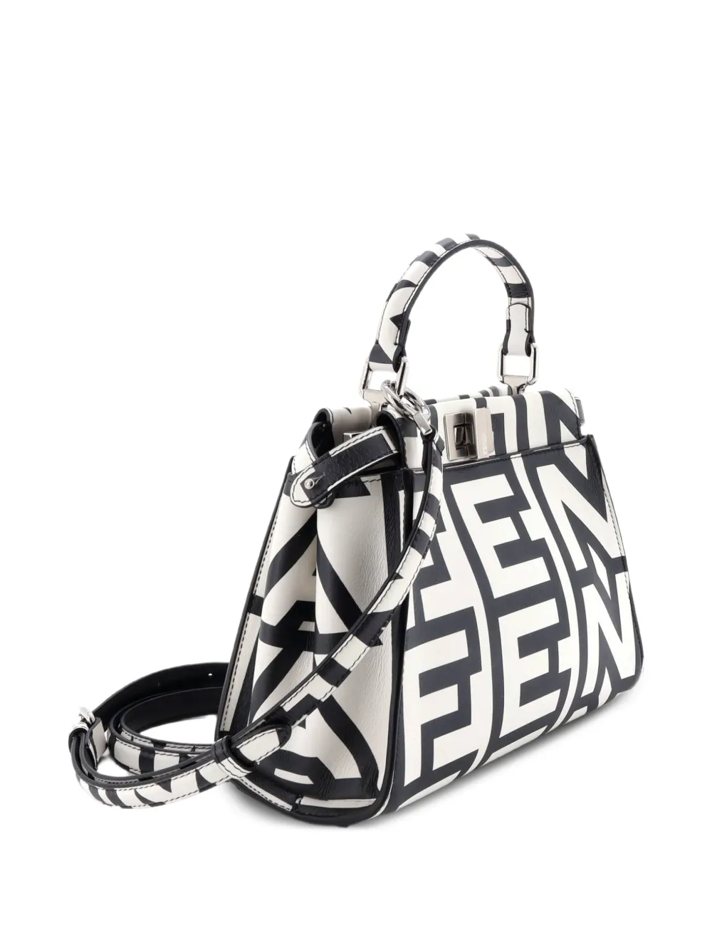 X Marc Jacobs Peekaboo Bag Printed Leather Mini Satchel