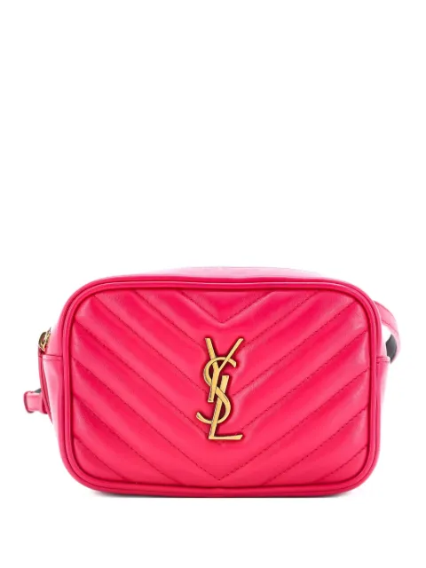 Saint Laurent Pre-Owned Lou Matelasse Chevron Leather belt bag