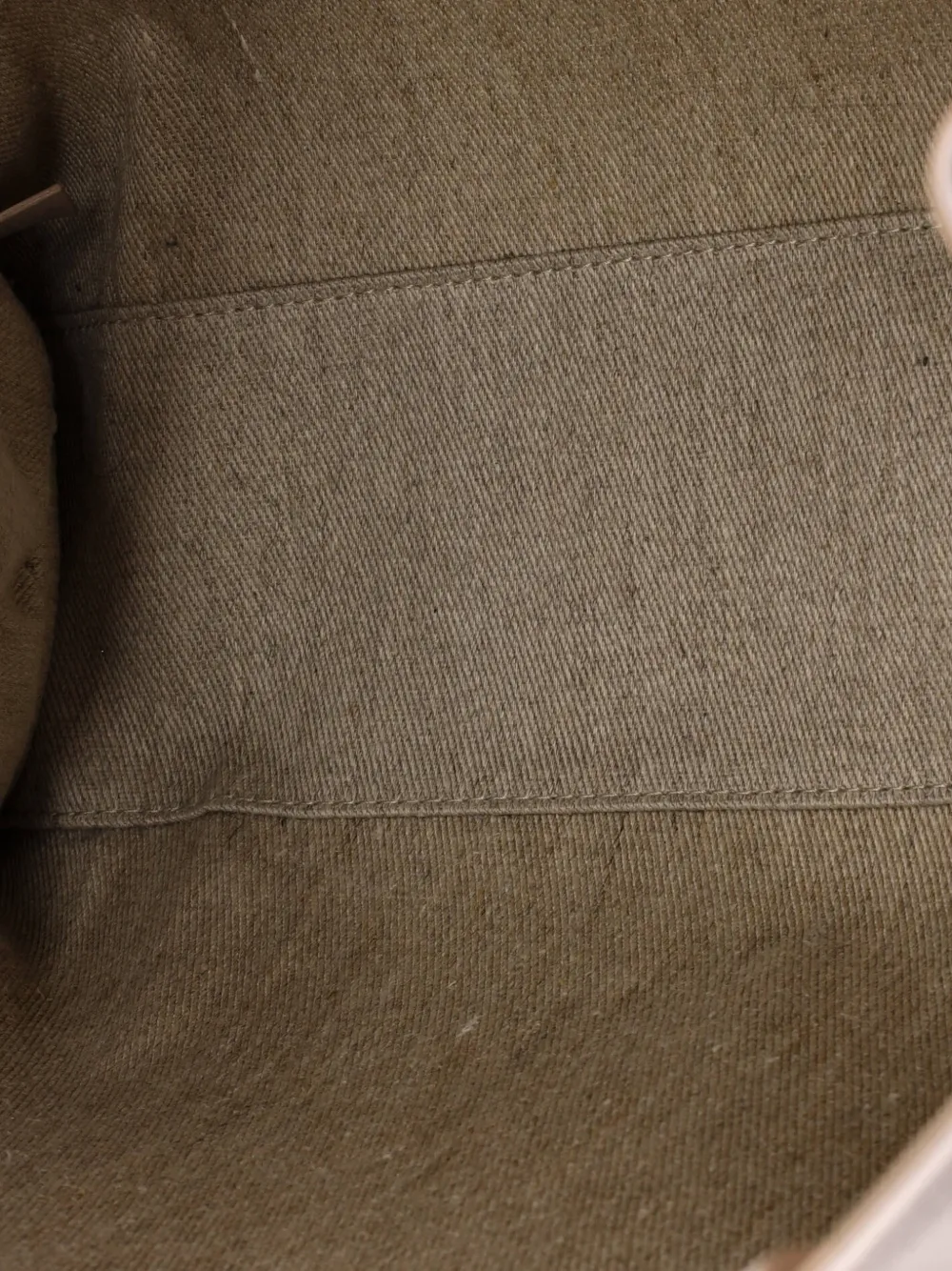 Pre-owned Chloé Woody Leather Large Tote Bag In Neutral