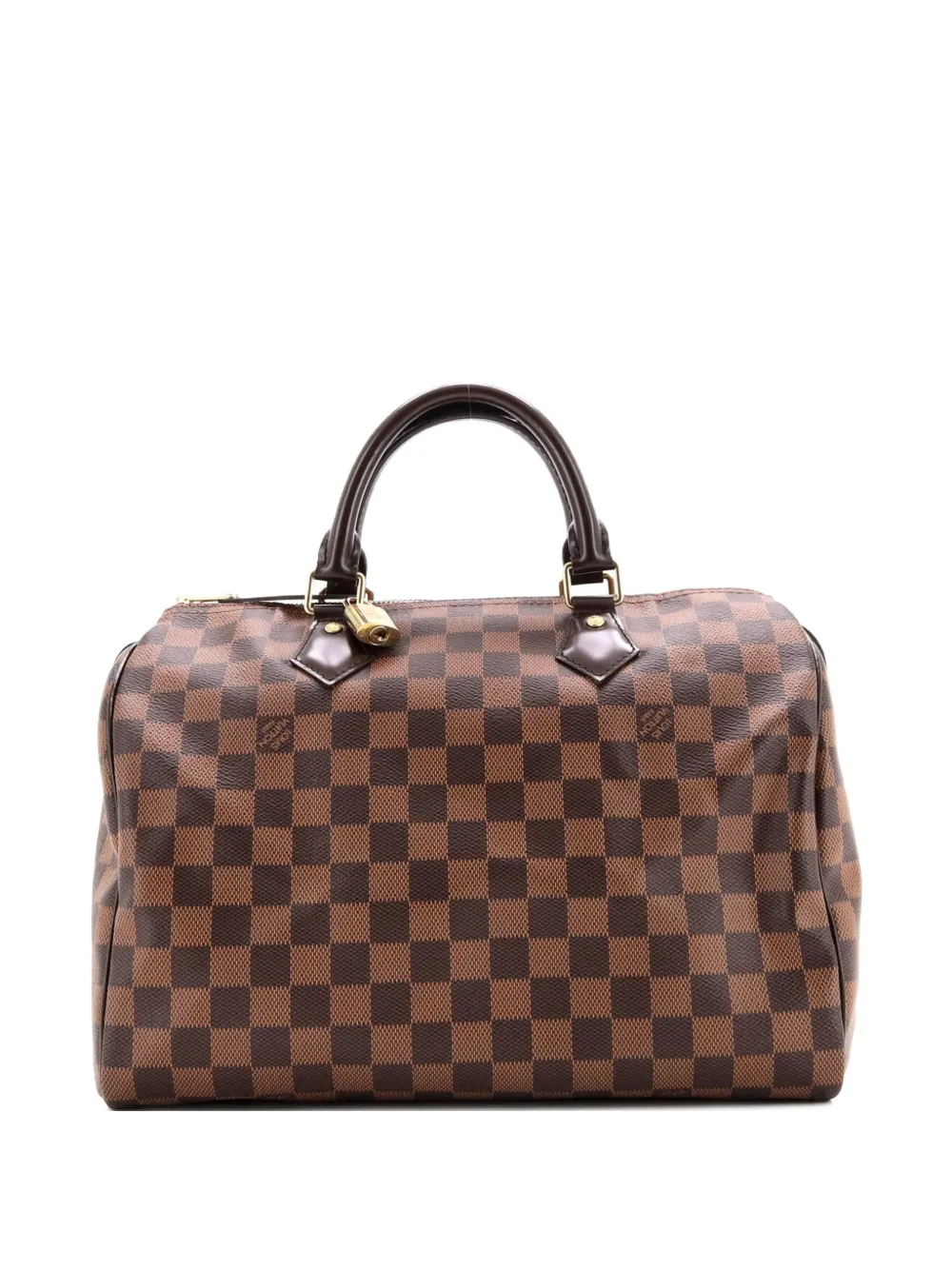 Louis Vuitton Pre-Owned Speedy Handbag Damier 30 satchel - Marrone