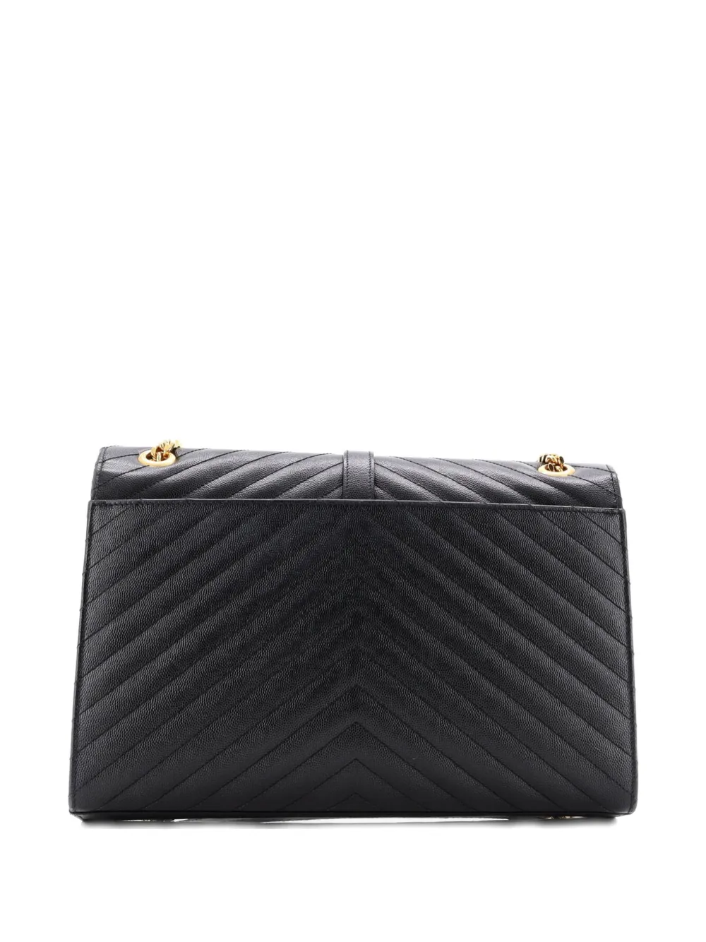 Saint Laurent Pre-Owned Classic Monogram Envelope Satchel Matelasse Chevron Leather Large shoulder bag | Pre-Owned | Image 2
