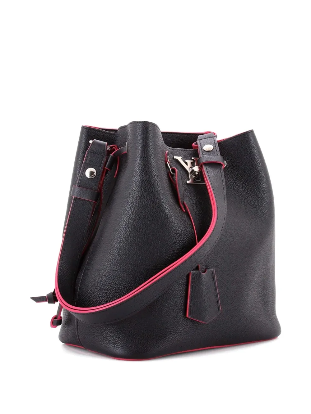 Louis Vuitton Pre-Owned ロックミー レザーバケットバッグ | ブラック