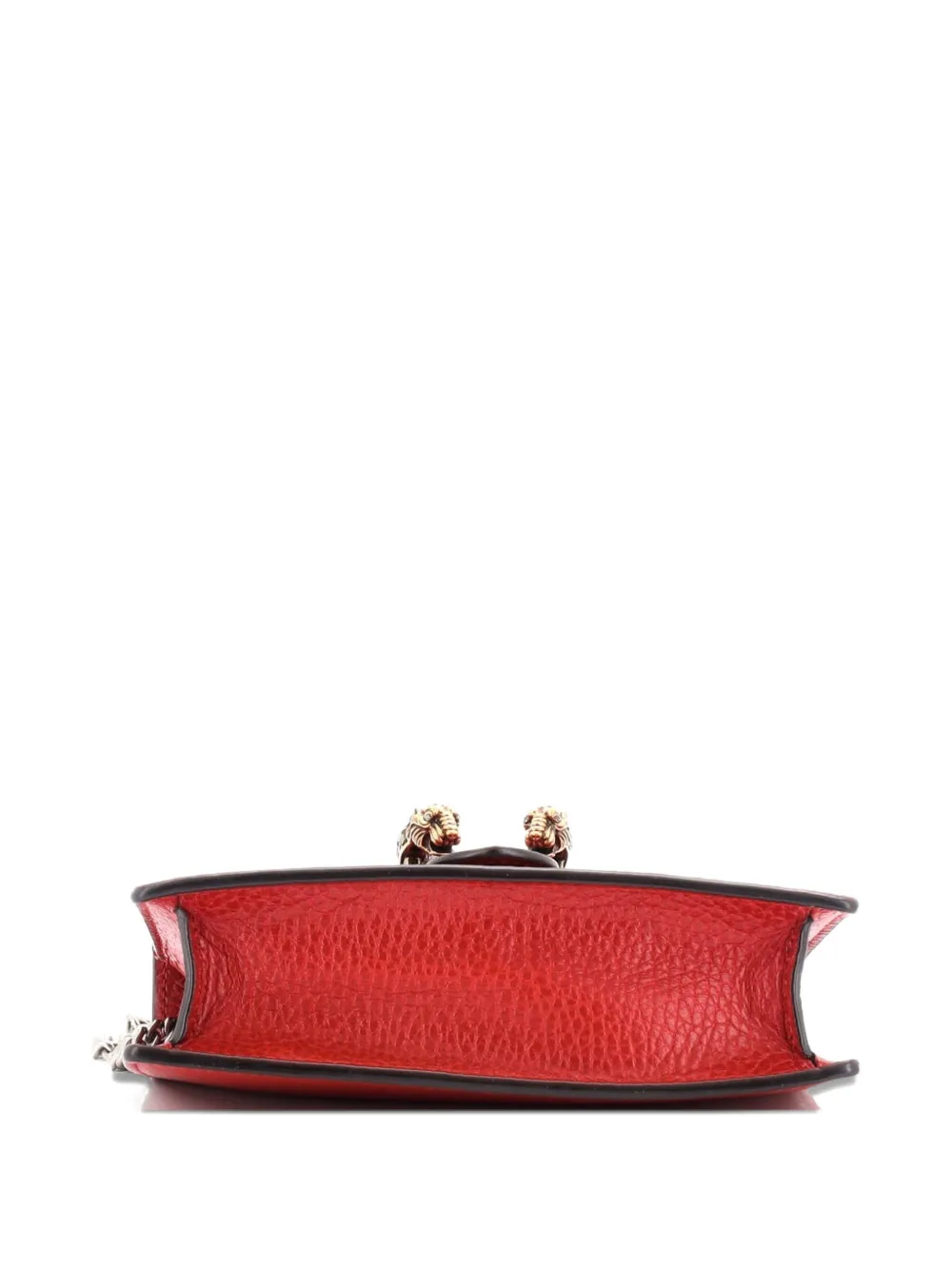 Pre-owned Gucci Dionysus Bag Leather Super Mini Clutch Bag In Red
