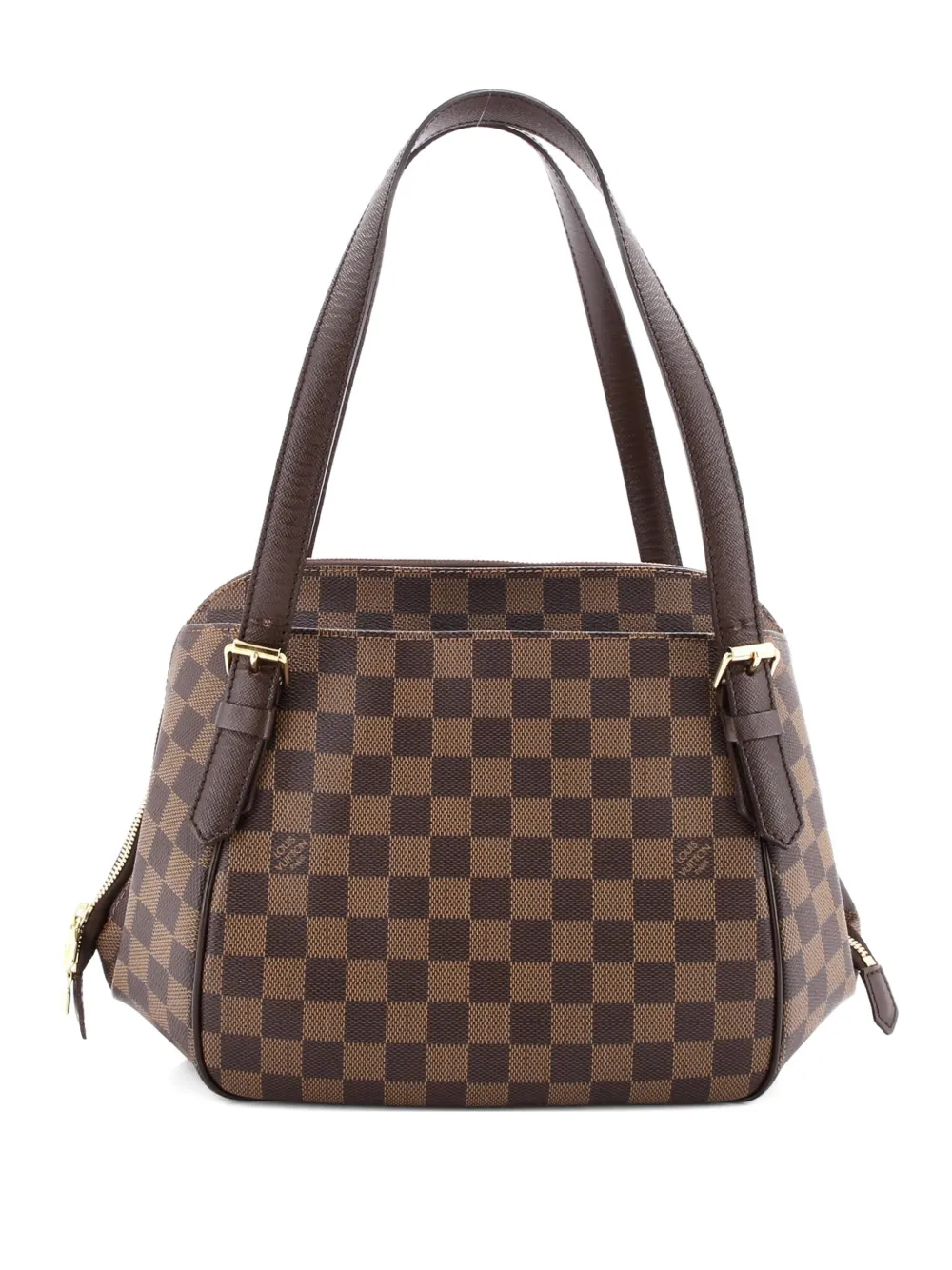 Pre-owned Louis Vuitton Belem Handbag Damier Mm Shoulder Bag In Brown