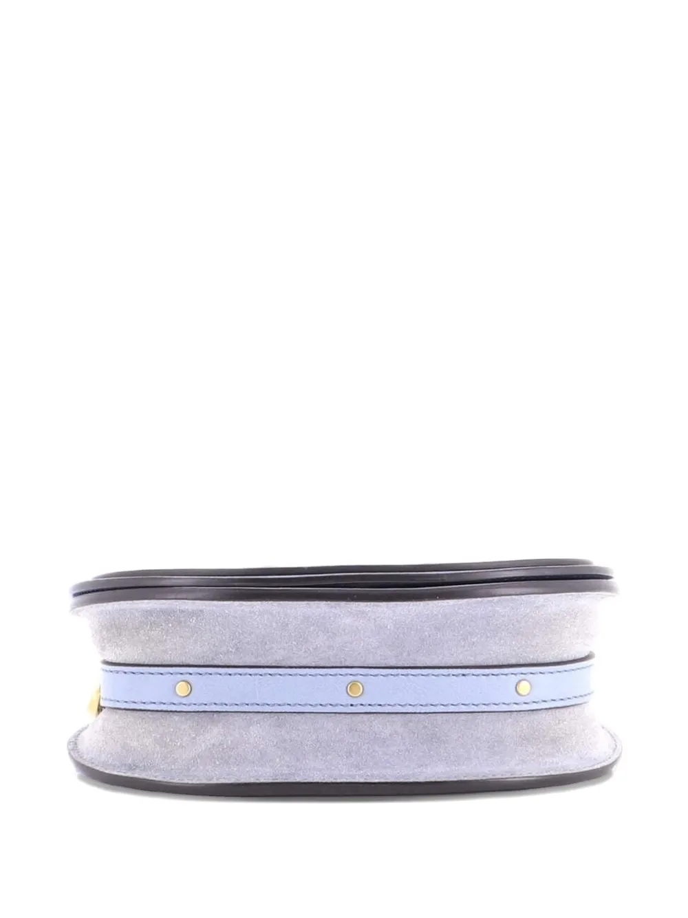 Pre-owned Chloé Nile Leather Small Crossbody Bag In Blue