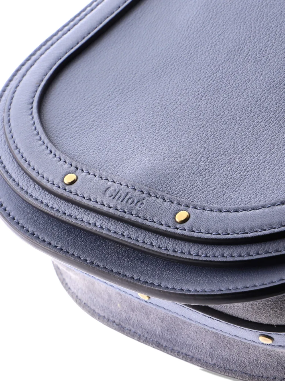 Chloé Pre-Owned ナイル レザー スモール ショルダーバッグ | ブルー