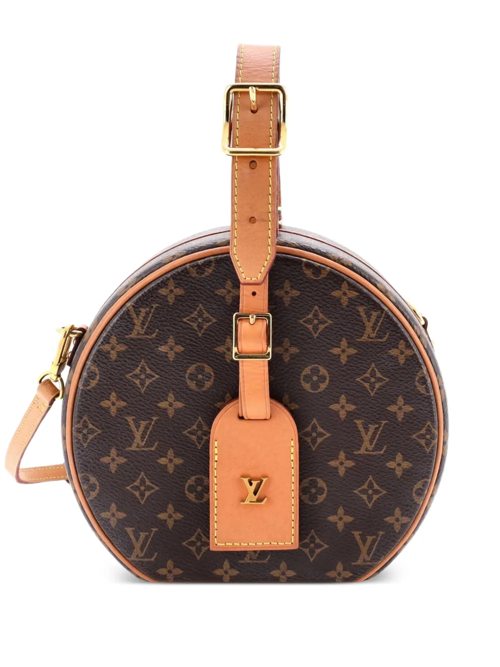 Louis Vuitton Pre-Owned Petite Boite Chapeau Bag Monogram Canvas crossbody bag - Marrone