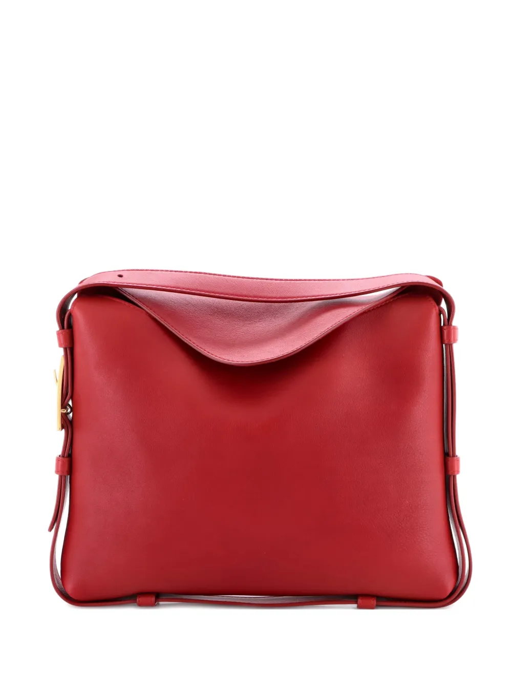 Bottega Veneta Pre-Owned Cradle Shoulder Bag Leather Medium hobo bag - Rosso