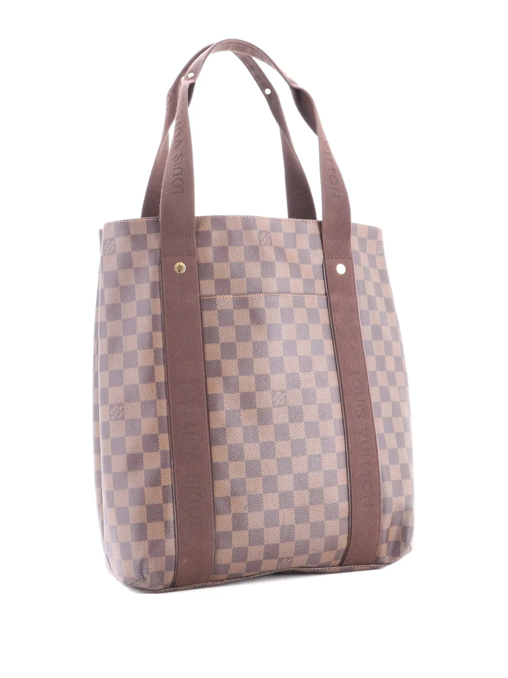 Pre-owned Louis Vuitton Cabas Beaubourg Damier Tote Bag In Brown
