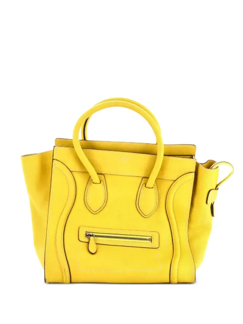 Celine Pre-Owned Luggage Bag Grainy Leather Mini tote bag