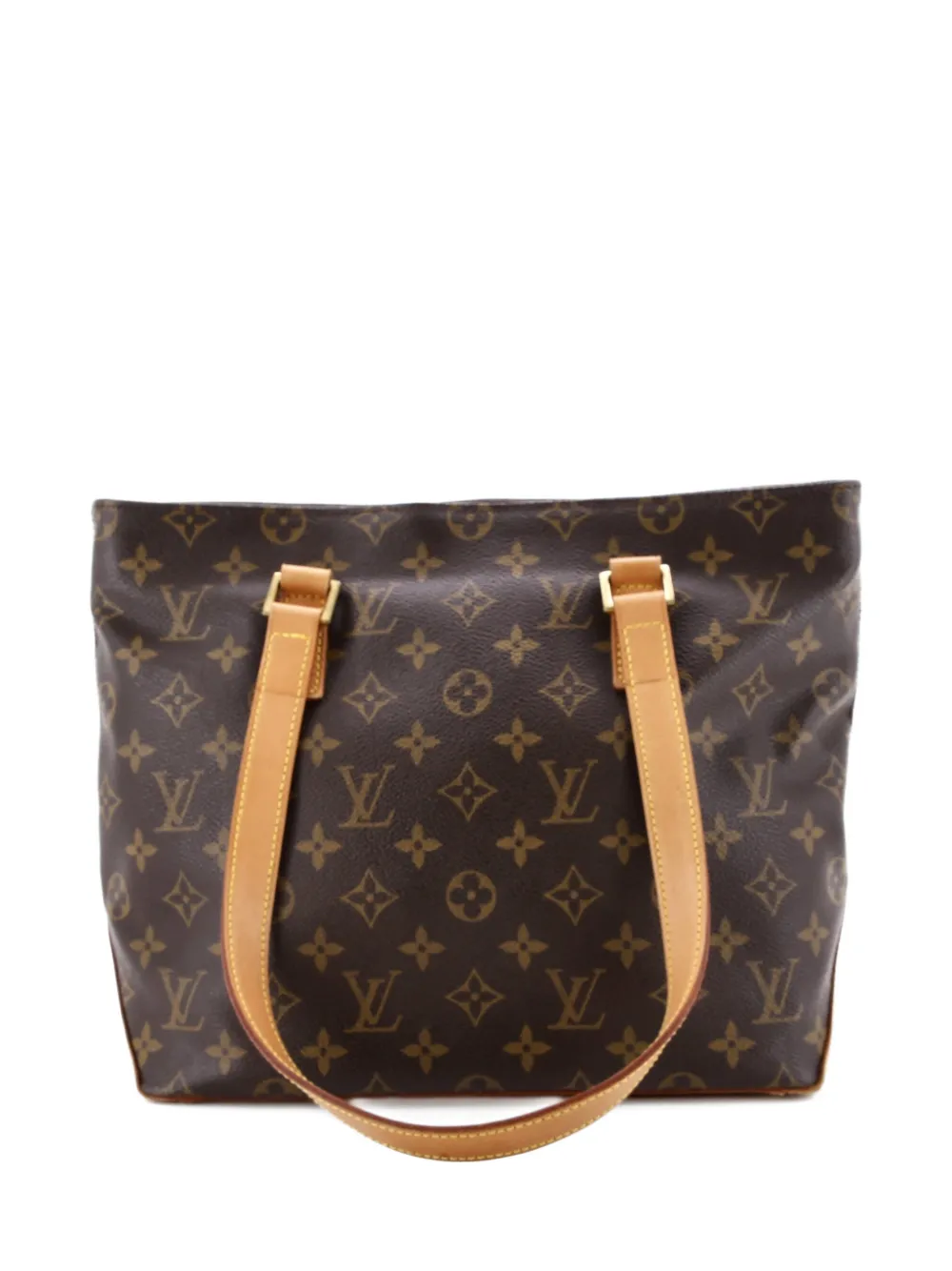 Pre-owned Louis Vuitton Cabas Piano Monogram Canvas Tote Bag In Brown