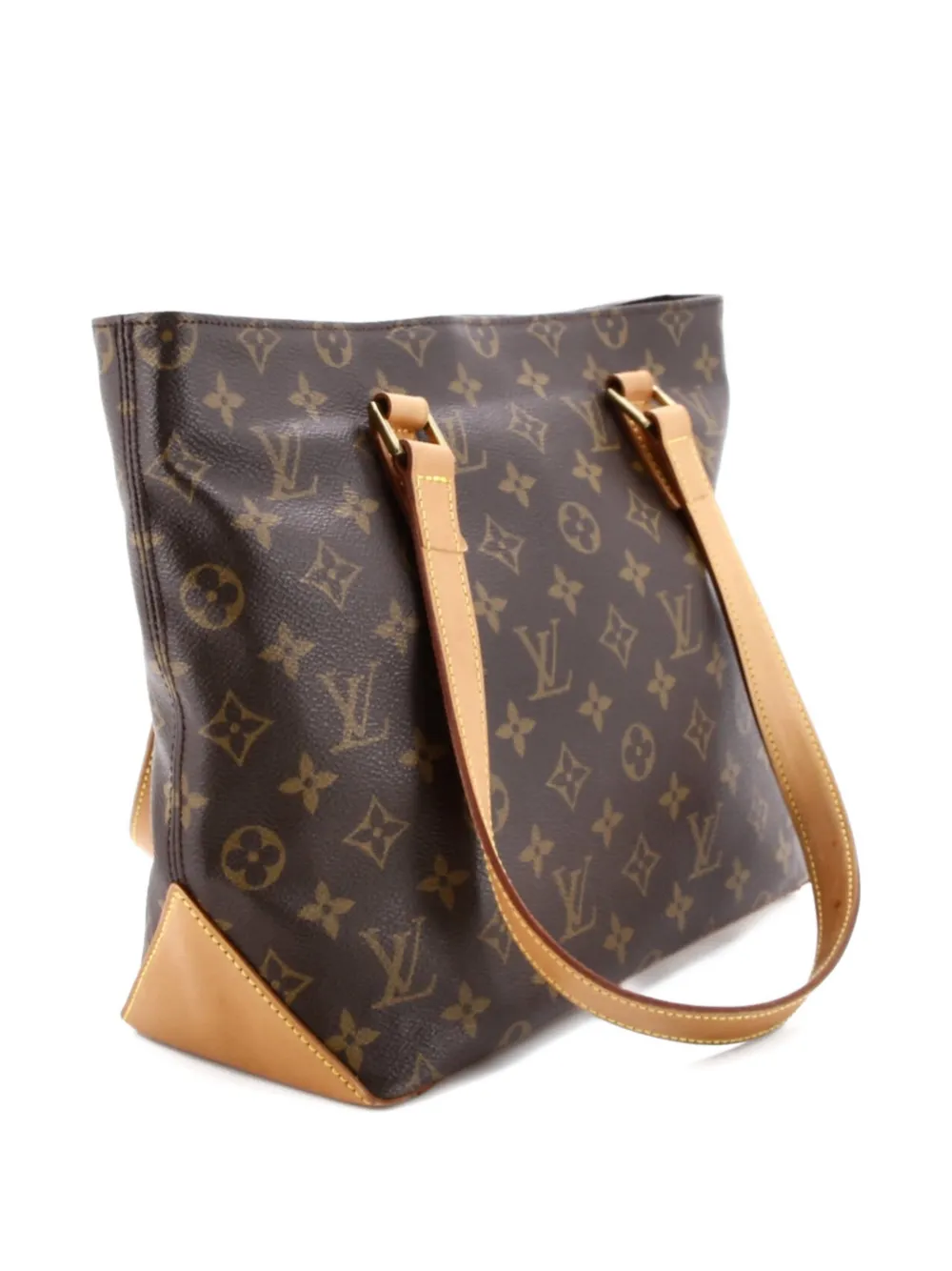 LOUIS VUITTON Pre-owned Cabas Piano Monogram Canvas Tote Bag In Brown