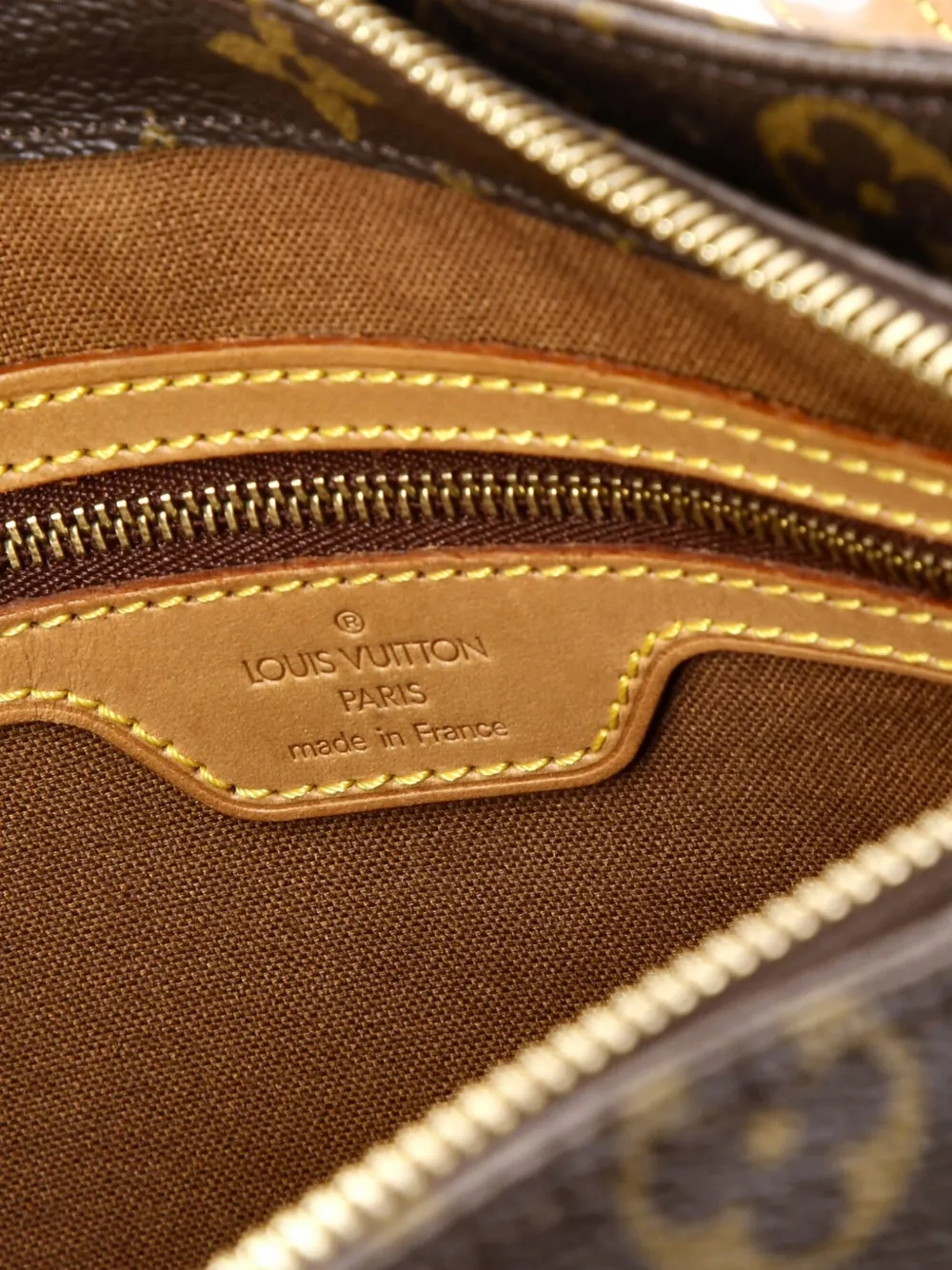 LOUIS VUITTON Pre-owned Cabas Piano Monogram Canvas Tote Bag In Brown