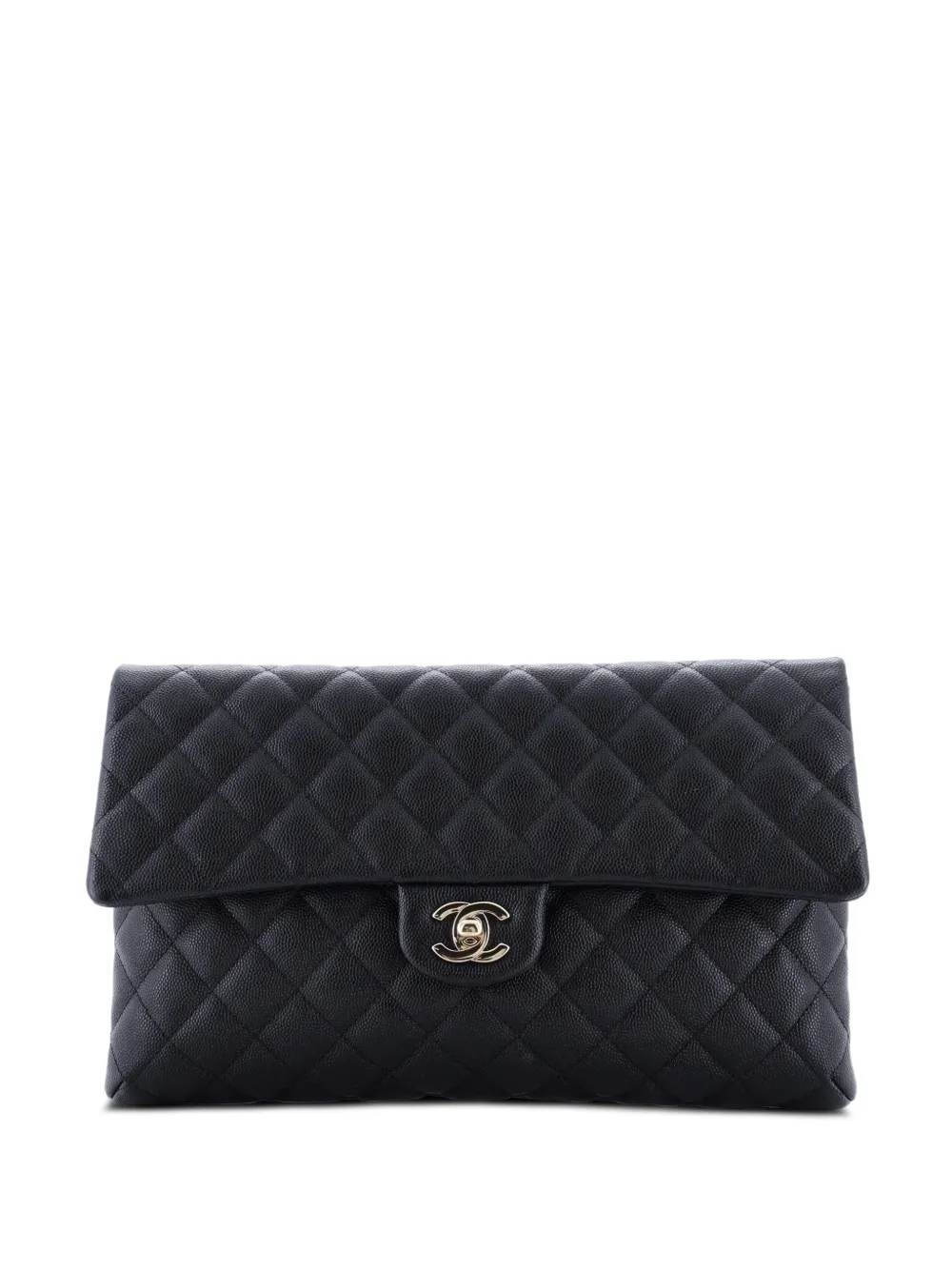 CHANEL Pre-Owned Classic Flap Quilted Caviar clutch bag - Nero