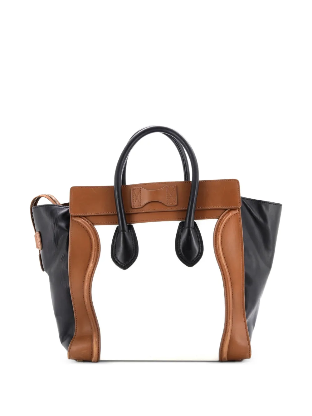 Celine Pre-Owned Tricolor Luggage Bag Leather Micro tote bag | Pre-Owned | Image 2