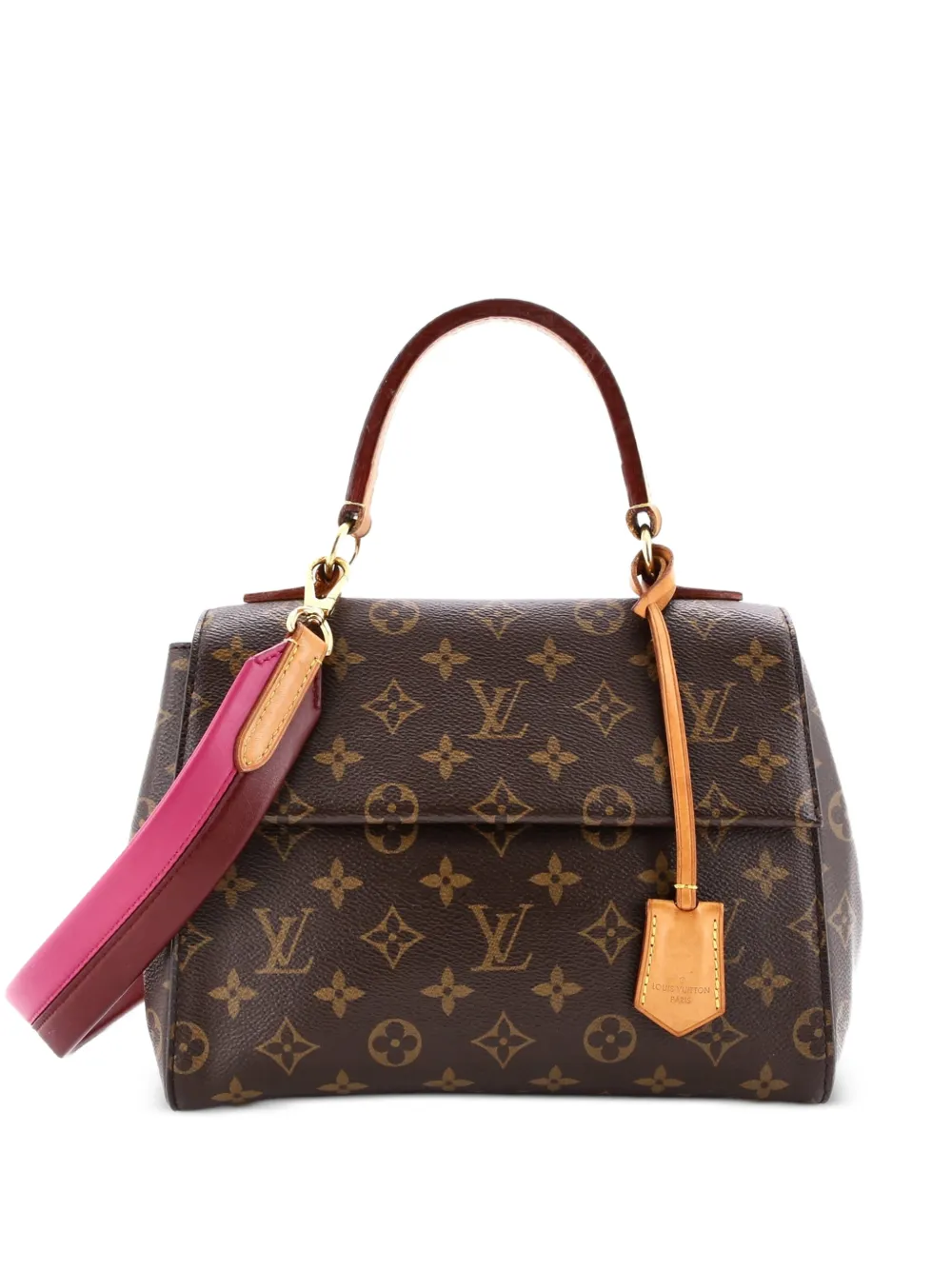 Louis Vuitton Pre-Owned Cluny Top Handle Bag Monogram Canvas BB satchel | Brown | Image 1