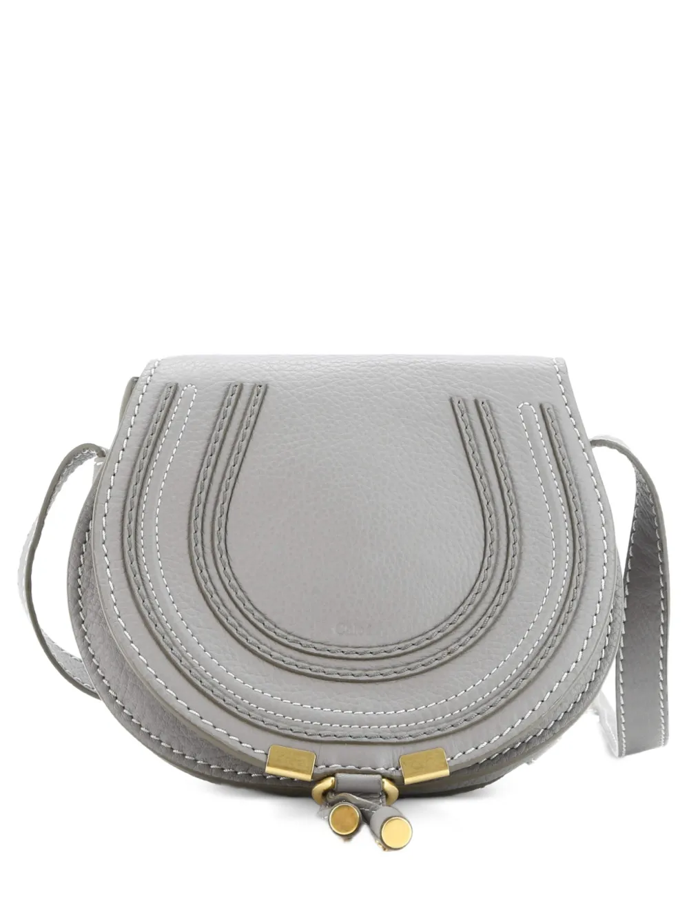 Chloé Pre-Owned Marcie Leather Mini crossbody bag - Grey