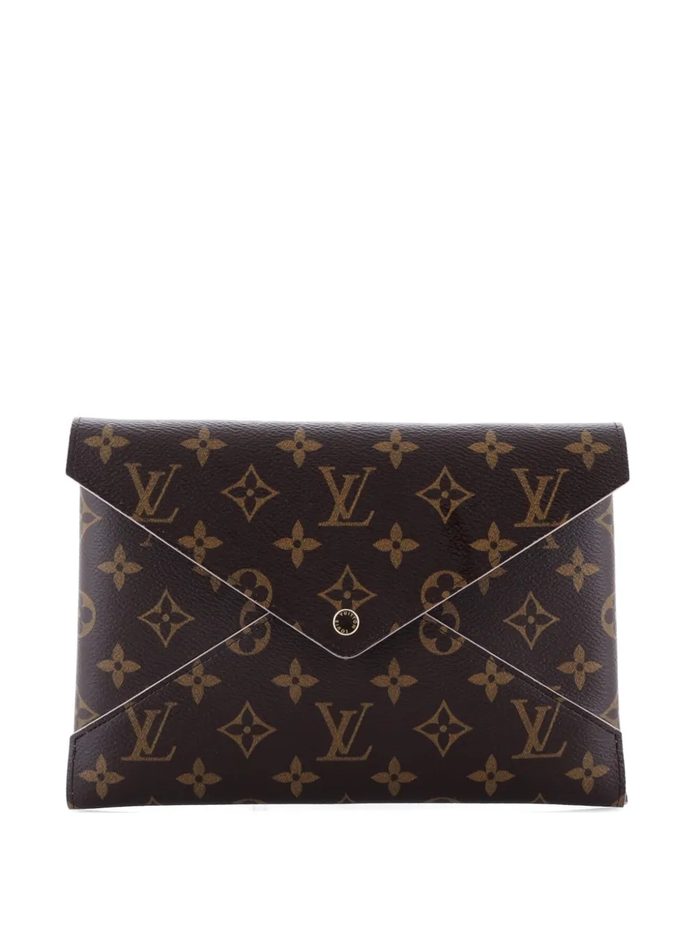 Pre-owned Louis Vuitton Kirigami Pochette Set Monogram Canvas Clutch Bag In Brown
