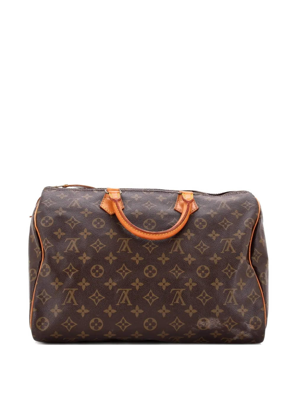Louis Vuitton Pre-Owned Speedy Handbag Monogram Canvas 35 satchel | Brown | Image 1