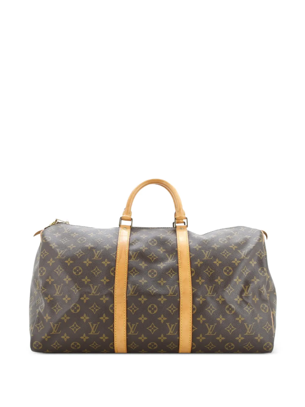 Louis Vuitton Pre-Owned Keepall Bag Monogram Canvas 45 satchel - Marrone