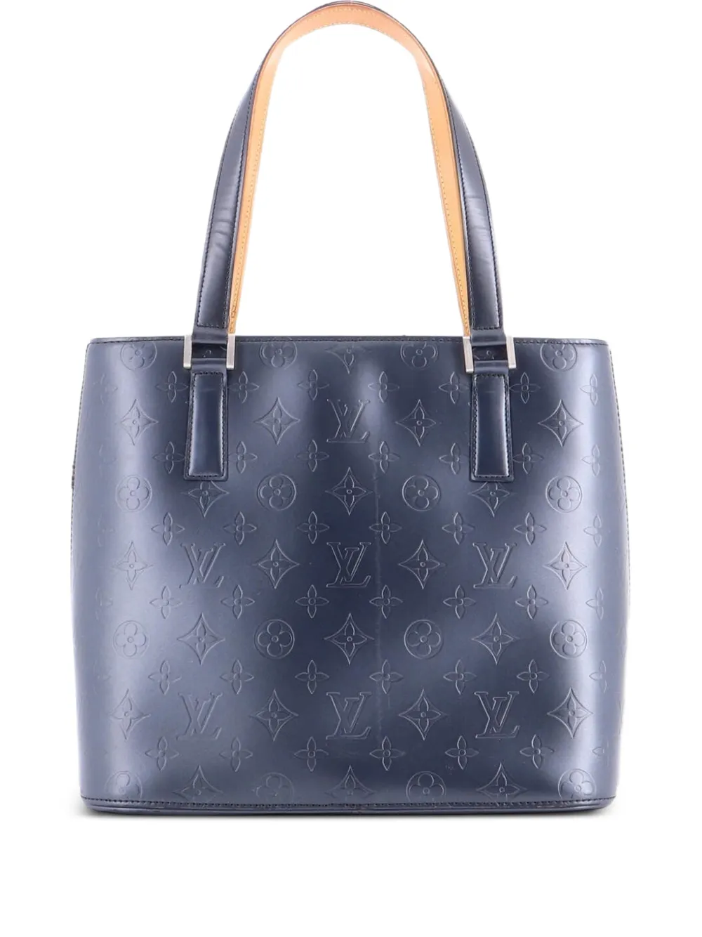 Louis Vuitton Pre-Owned Mat Stockton Handbag Monogram Vernis tote bag - Blu