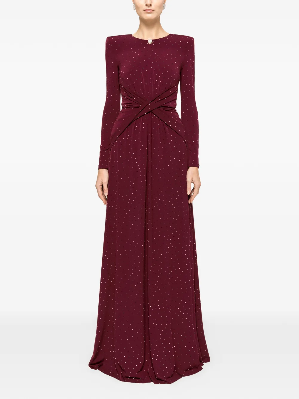 NISSA embellished twisted maxi dress | Evening Dresses | Image 2