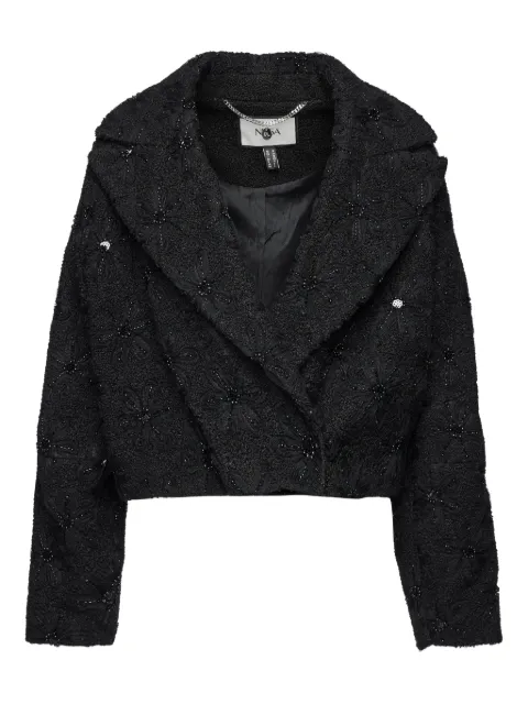 NISSA bead-embellished bouclé jacket