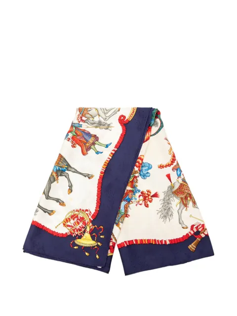 Hermès Pre-Owned 2000-2020 Les Fetes Du Roi Soleil Silk Scarf scarves