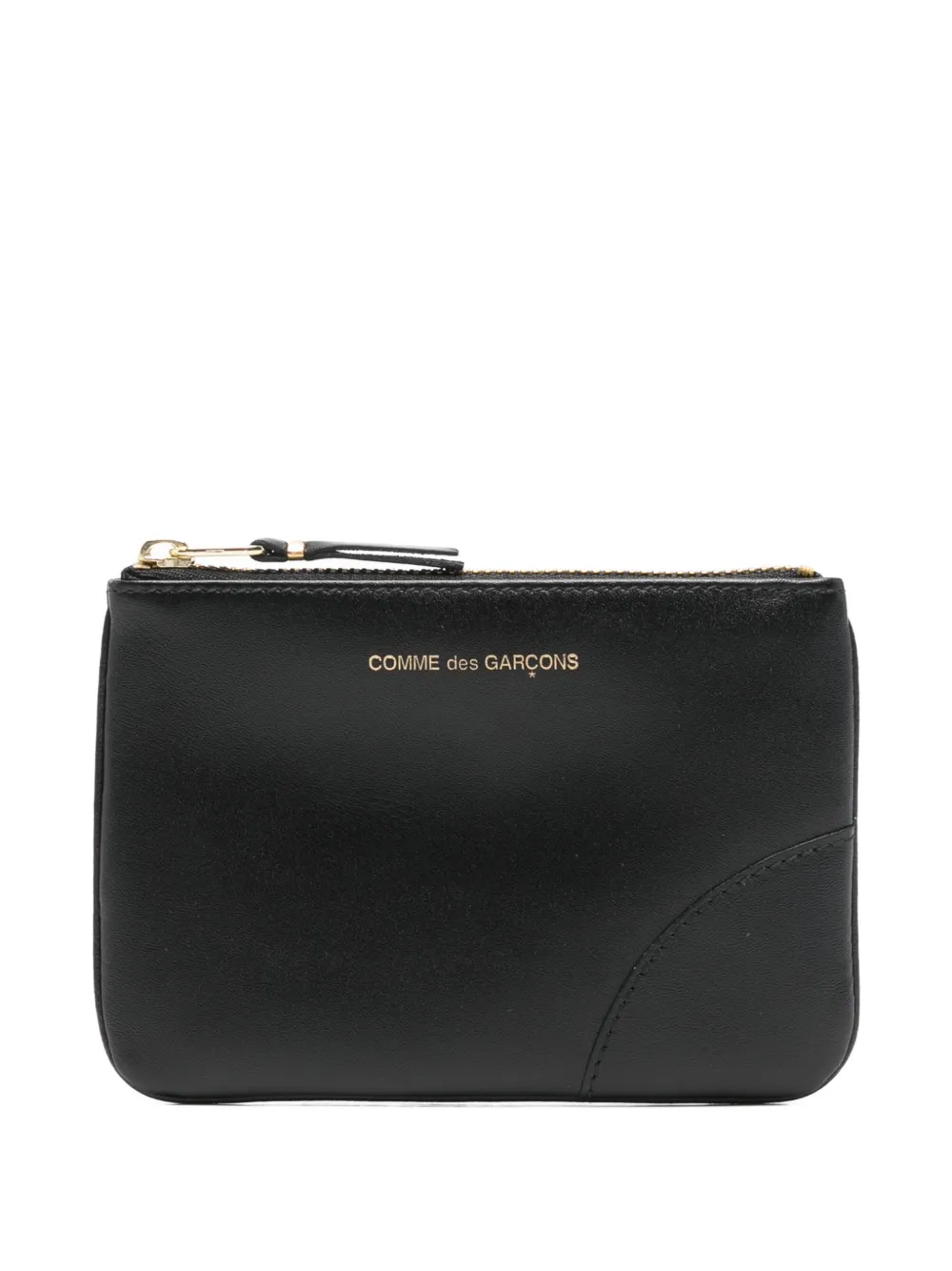 Comme Des Garçons Zip-up Wallet In Black