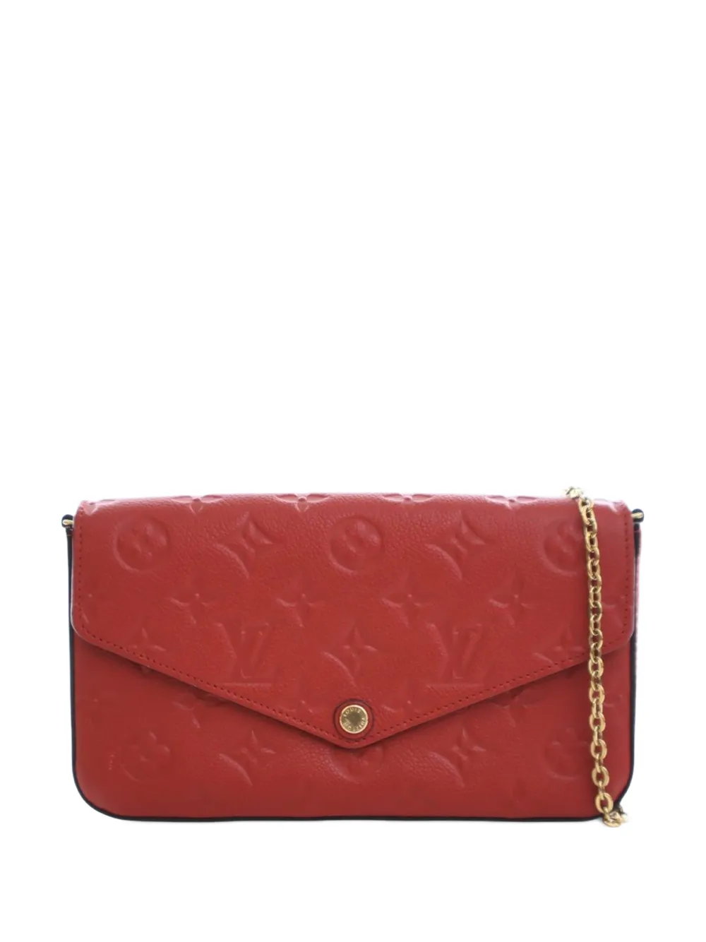 Louis Vuitton Pre-Owned 2018 Monogram Empreinte Pochette Felicie crossbody bag - Rosso