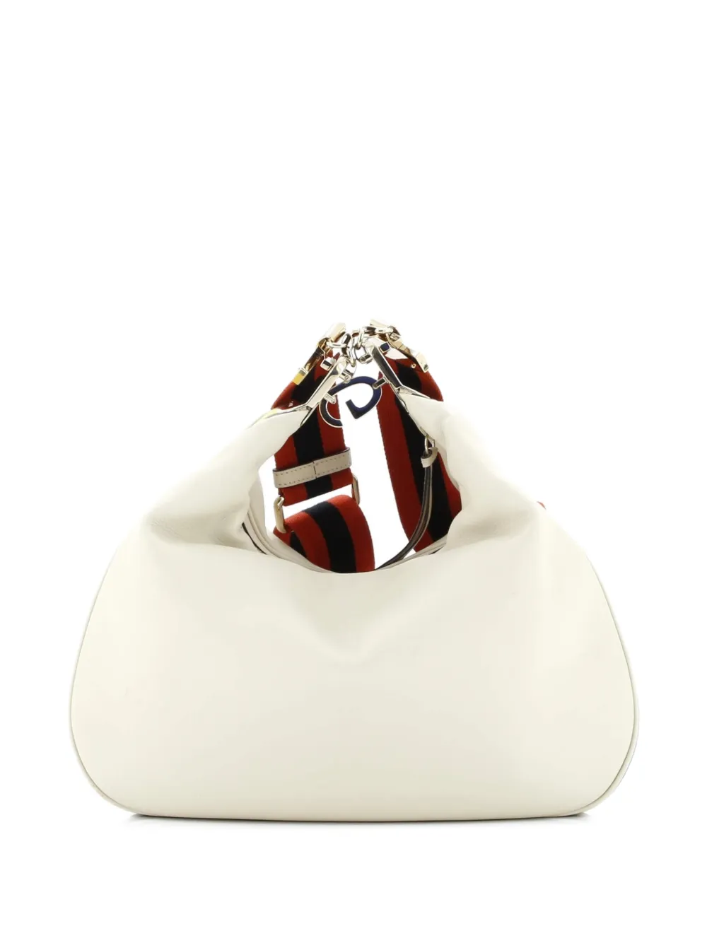 Gucci Pre-Owned Attache Shoulder Bag Leather Medium crossbody bag - Bianco