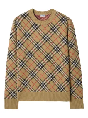 BURBERRY チェック柄 ジップアップカーディガン Lサイズ Burberry チェック ジップアップ カーディガン | ニュートラル