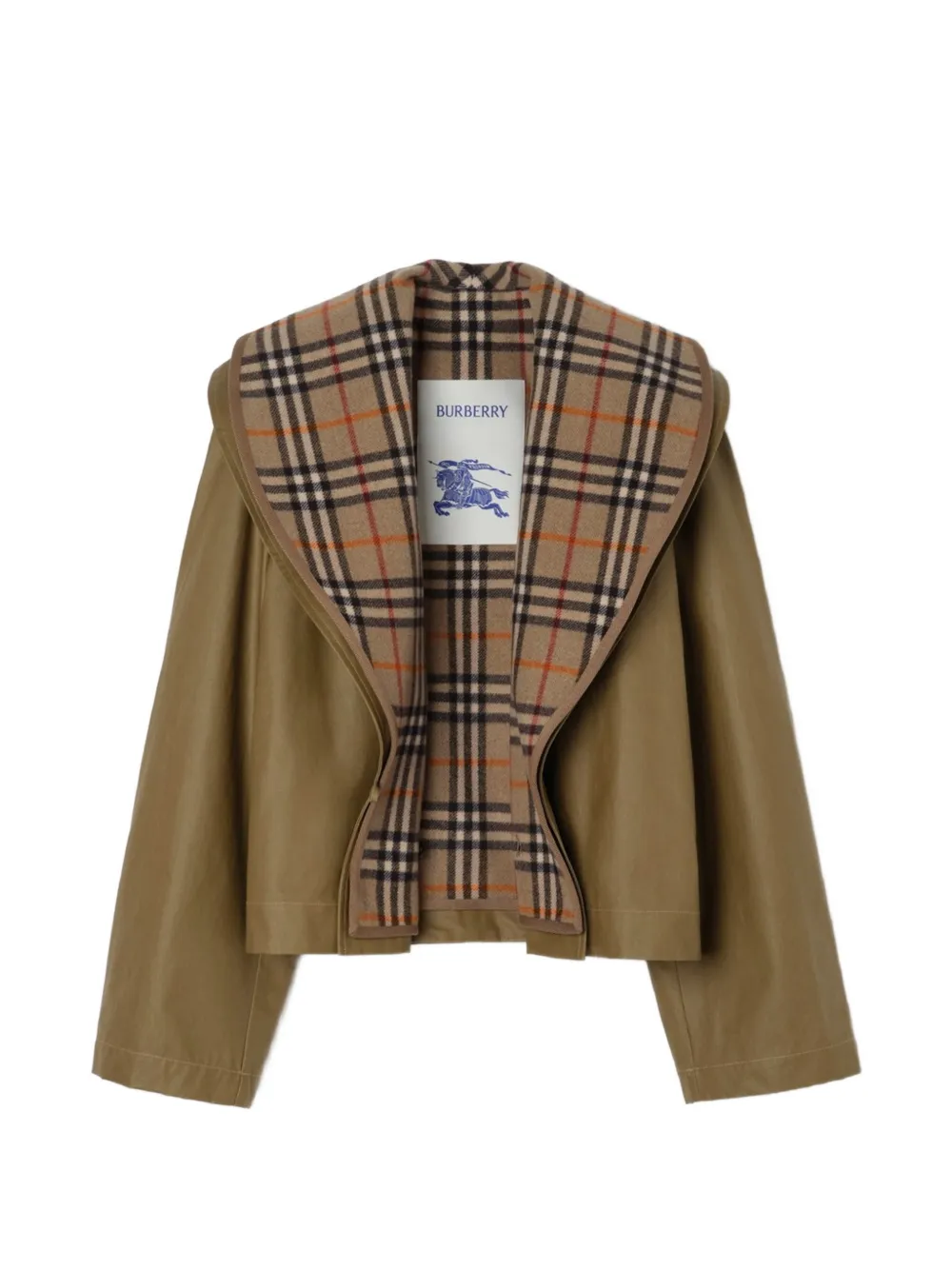 Burberry Geruit jack Beige