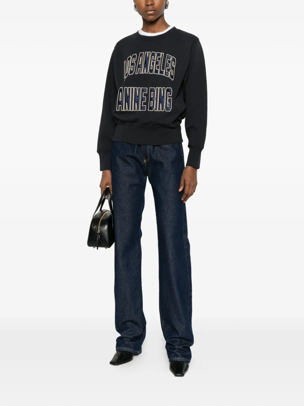 ANINE BING Harry Shrunken sweatshirt | Sudaderas | Image 2