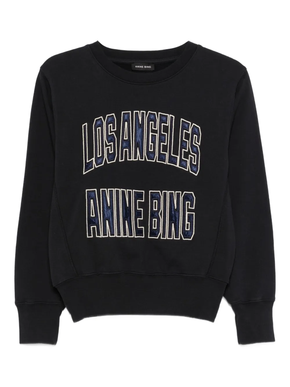 ANINE BING Harry Shrunken sweatshirt | negro | Image 1