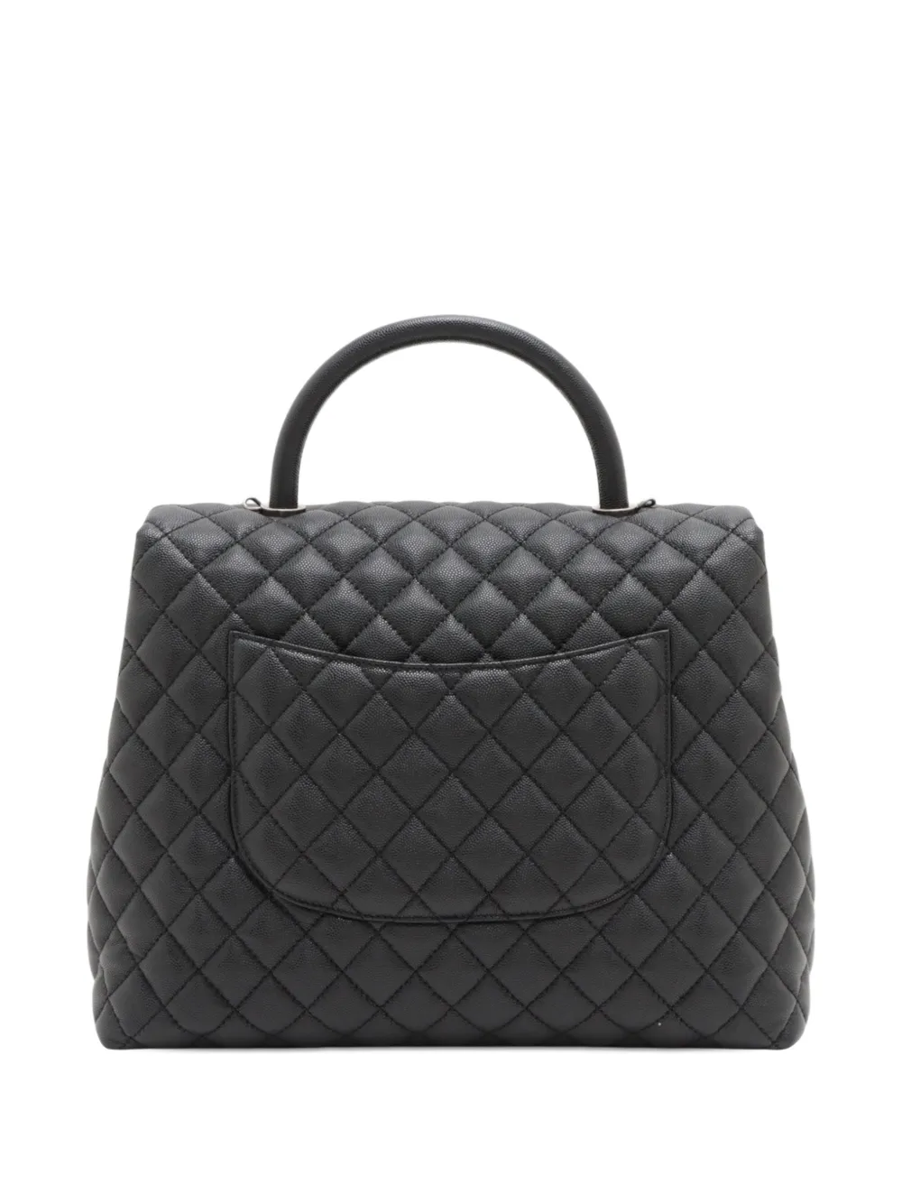 CHANEL Pre-Owned 2016-2017 Large Quilted Caviar Coco Top Handle Bag satchel | Estilos de archivo | Image 2