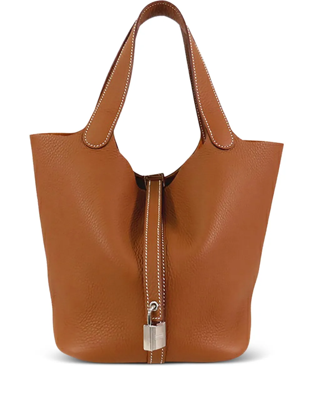 Hermès Pre-Owned 2024 Clemence Picotin Lock 22 handbag | Brown | Image 1