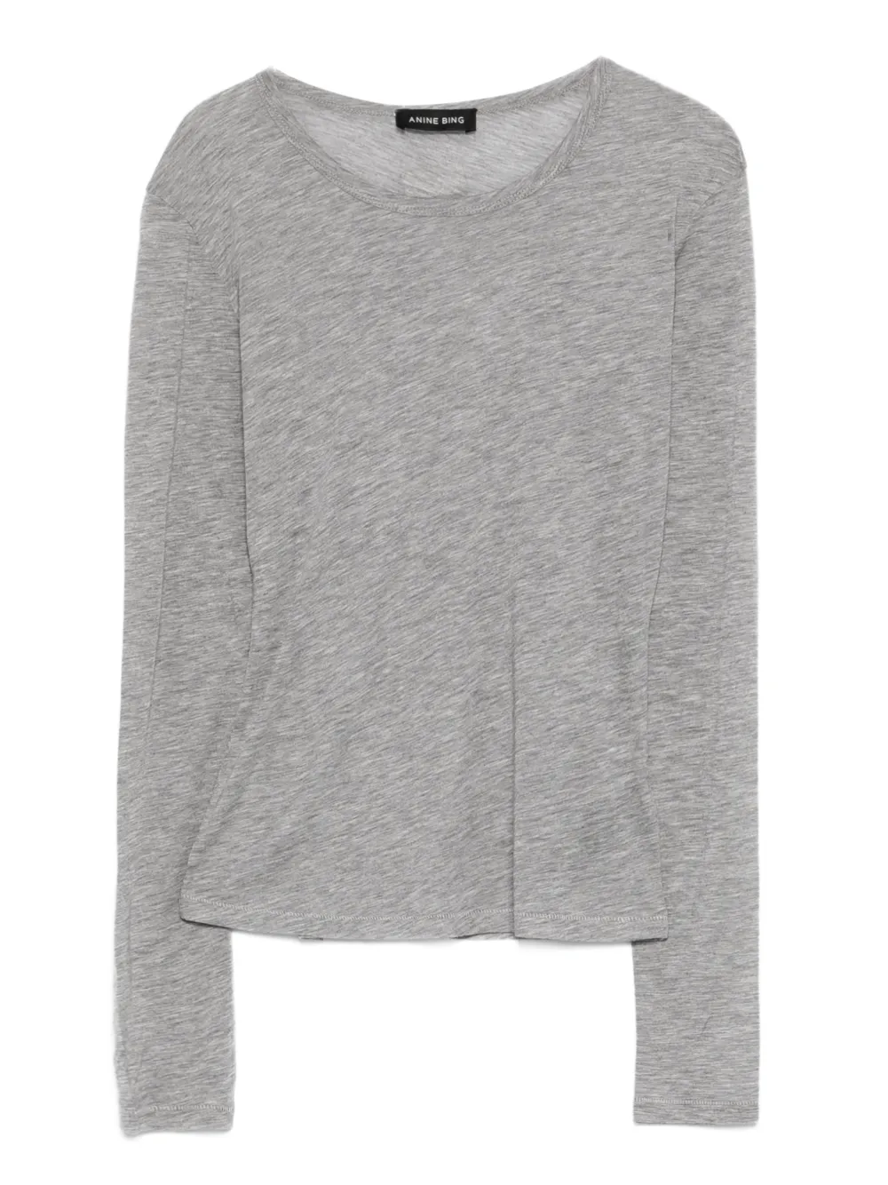 ANINE BING Sylvie long-sleeve T-shirt - Grigio
