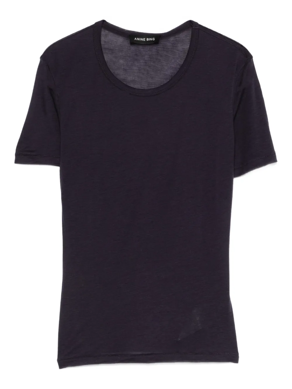 ANINE BING Sylvie crew-neck short-sleeve T-shirt - Blu