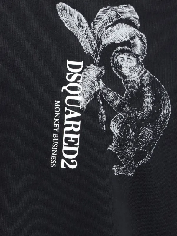 DSQUARED2 プリント Tシャツ | ブラック | FARFETCH JP