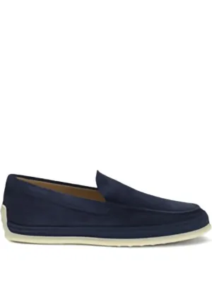 Tod's スエード ローファー | ブルー | FARFETCH JP
