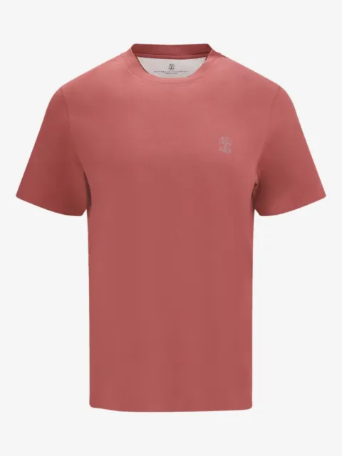 Brunello Cucinelli logo-detail T-shirt