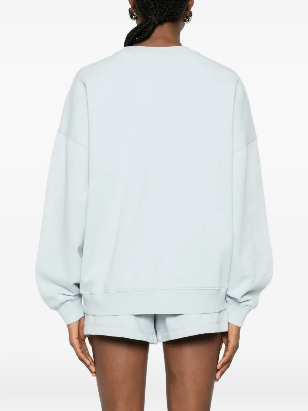 ANINE BING Miles sweater met logo Blauw