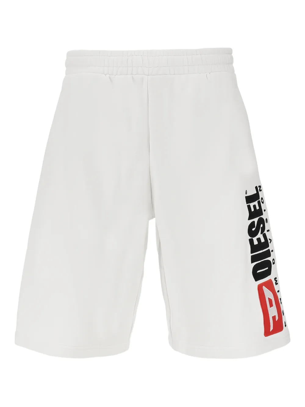 Diesel logo-detail shorts - Bianco