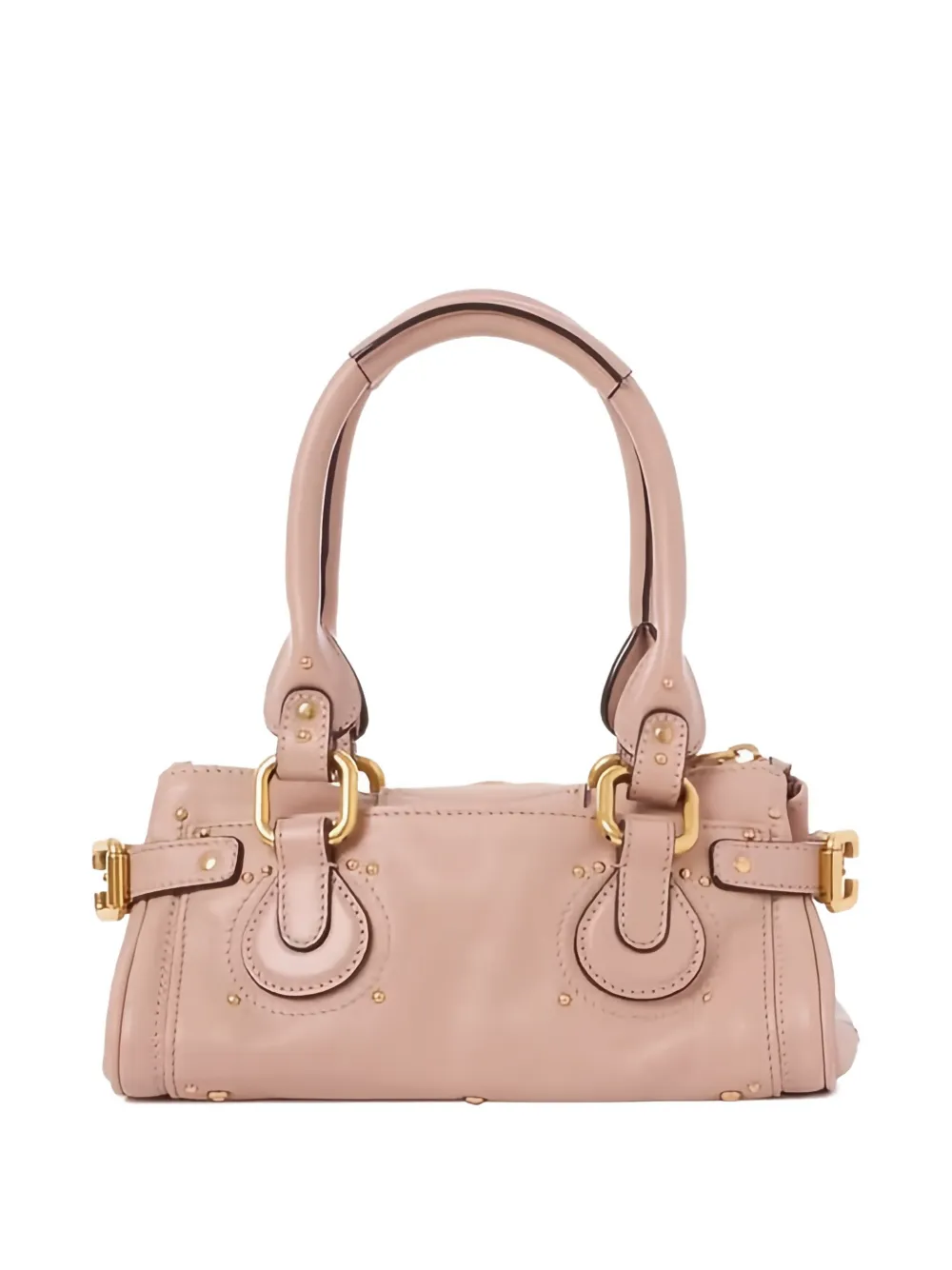 Chloé small Paddington leather tote bag - Roze